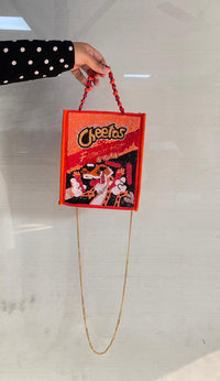 Cheetos Bag – Stylish Plush Bag & Beaded Pouch for Women