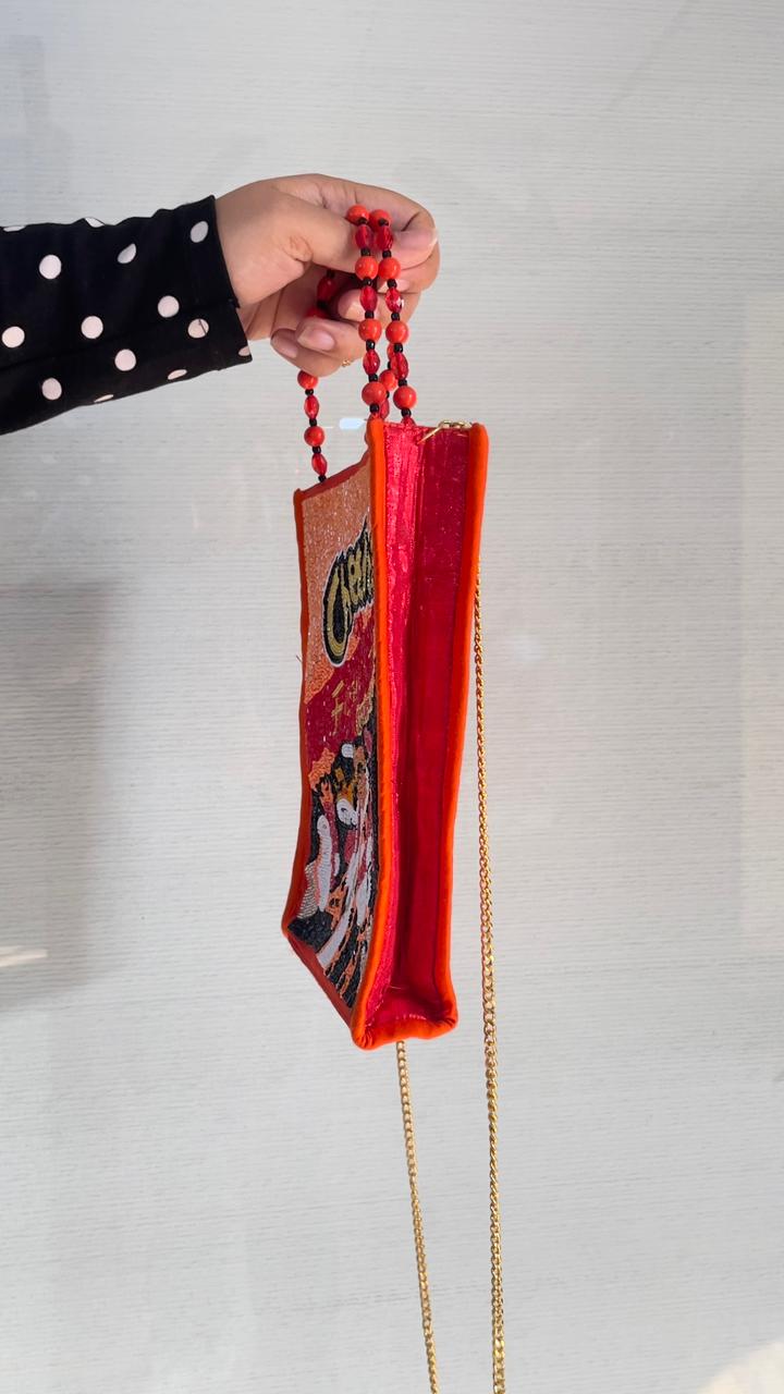 Cheetos Bag – Stylish Plush Bag & Beaded Pouch for Women