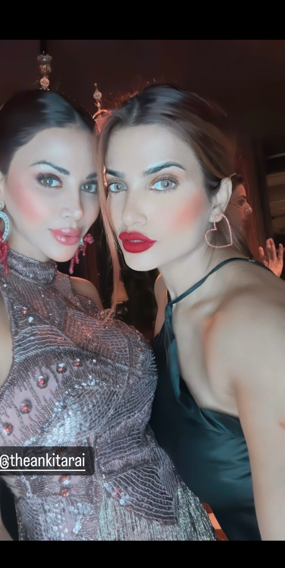 Pink Sweetheart Earrings Big