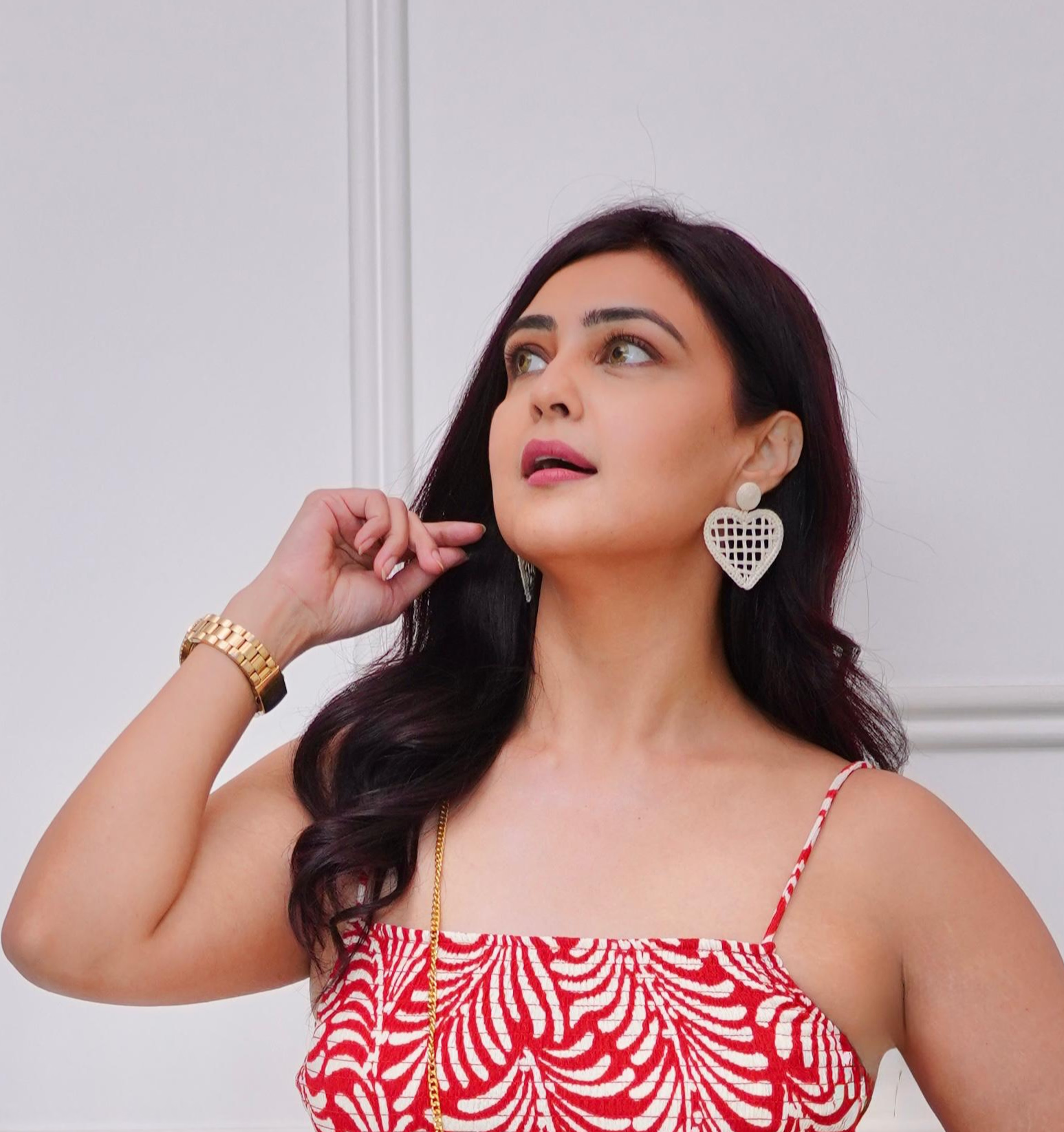 Heart Web Earring | Crochet Earrings | Crochet Heart Earrings for Women