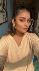 EMERALD FLORA EARRINGS