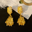 Roped Stone Earrings