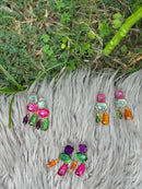 Rainbow Stones Earrings