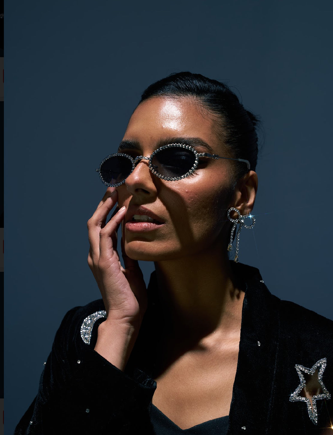 Just Go With The Bow Silver Earrings